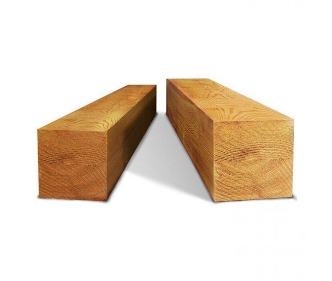 Брус обрезной из лиственницы 200х200х6000